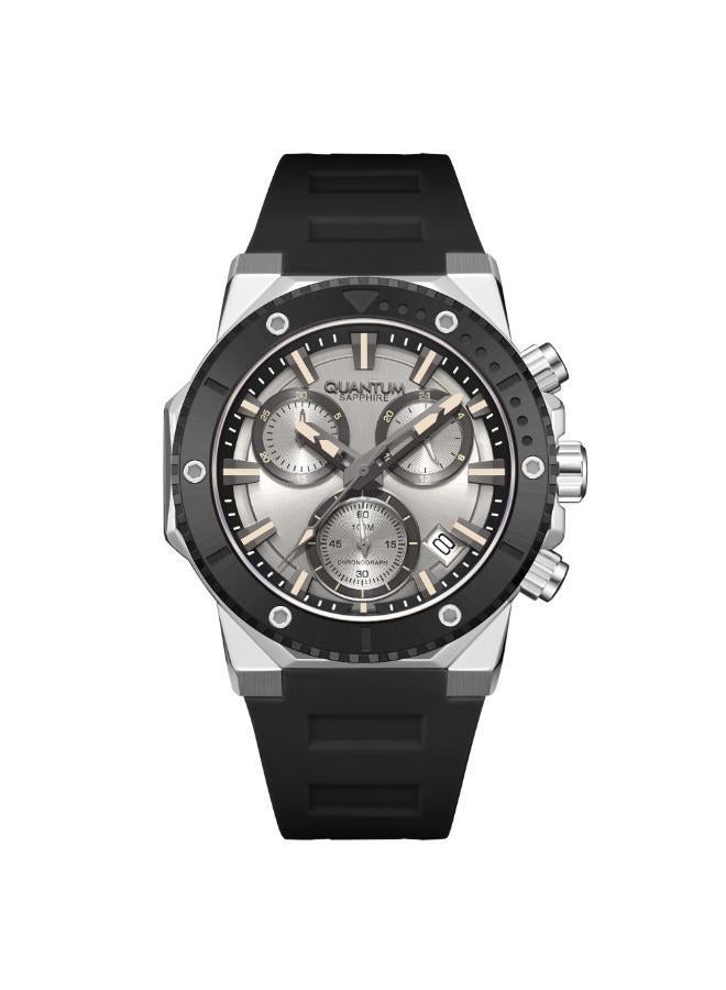 Quantum Men's Silicone Analog Watch HNG1232.371 - 44 mm - Image 1